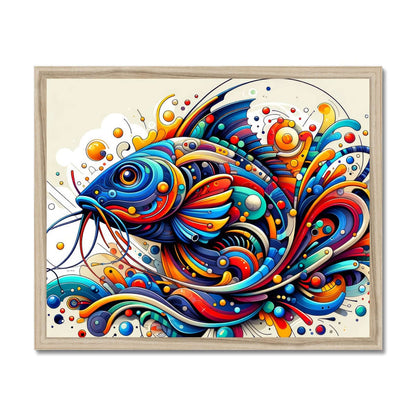 Catfish Abstract | Framed Print