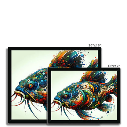 Catfish Abstract | Framed Print