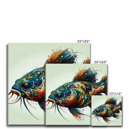 Catfish Abstract | Canvas