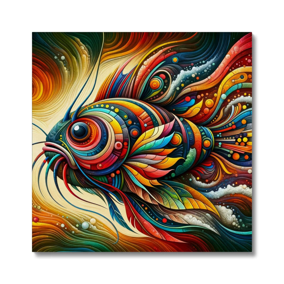 Catfish Abstract | Canvas