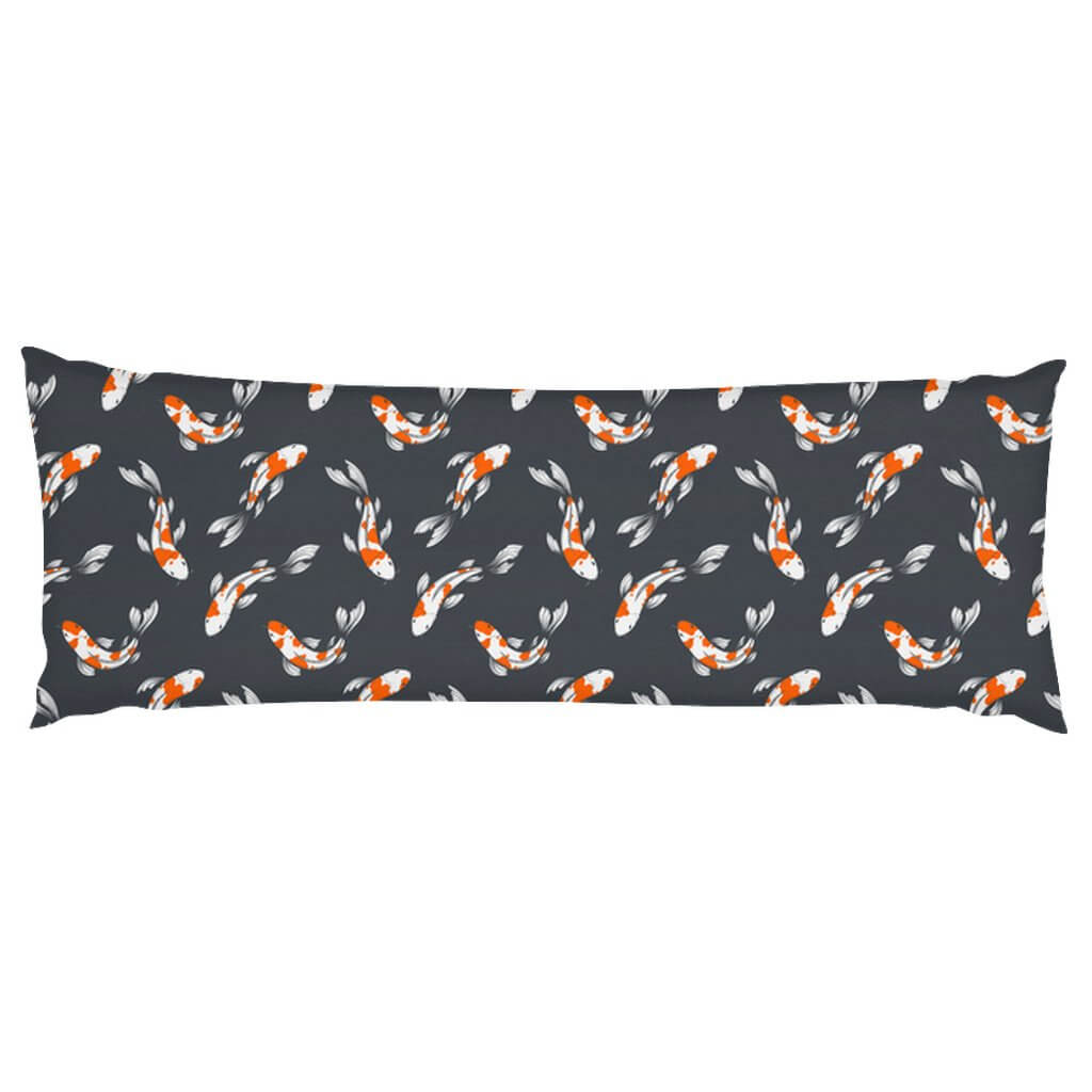 Koi Pattern Body Pillow - madfishlab.com