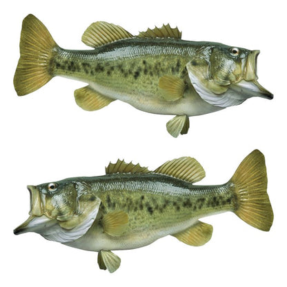 Largemouth Bass Large Decals, Stickers | 16-60" | Left/Right Facing - madfishlab.com