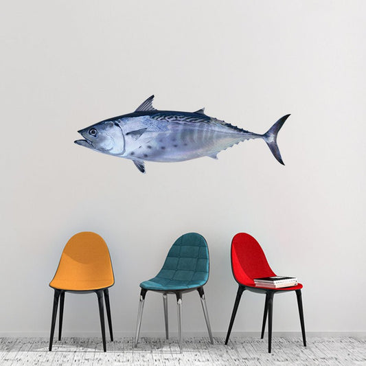 Little Tunny Tuna Wall Decals | 40"-60" | Left/Right Facing - madfishlab.com