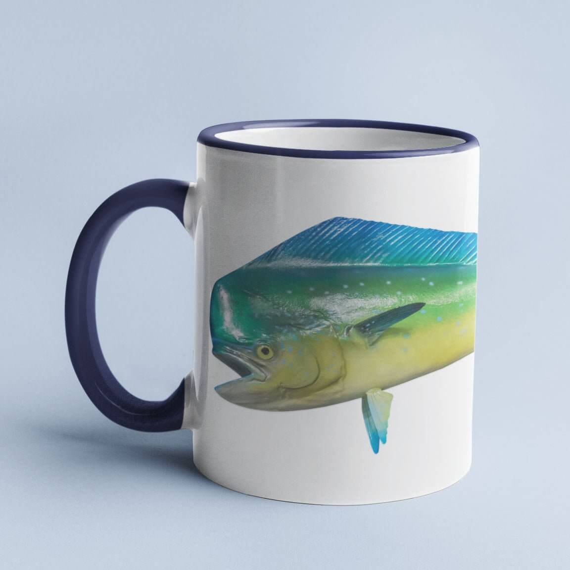 Mahi Mahi Mug Large - 15oz - madfishlab.com