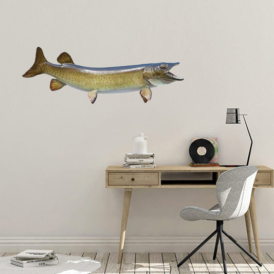 Muskellunge, Muskie Wall Decals | 40"-60" | Left/Right Facing - madfishlab.com