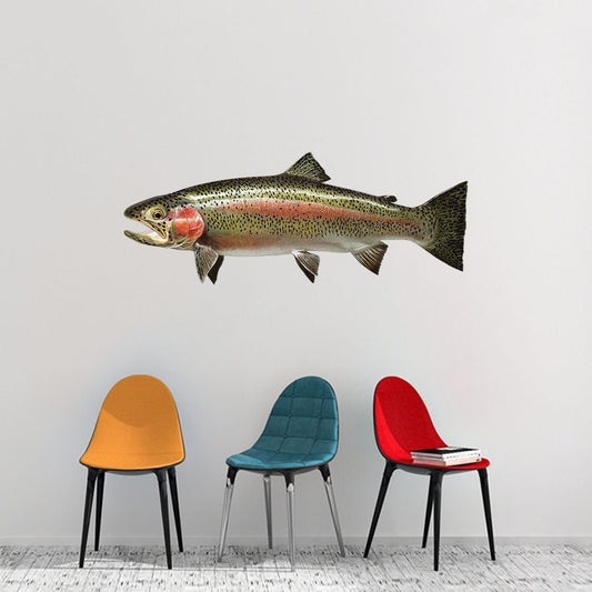 Rainbow Trout Wall Decals | 40"-60" | Left/Right Facing - madfishlab.com