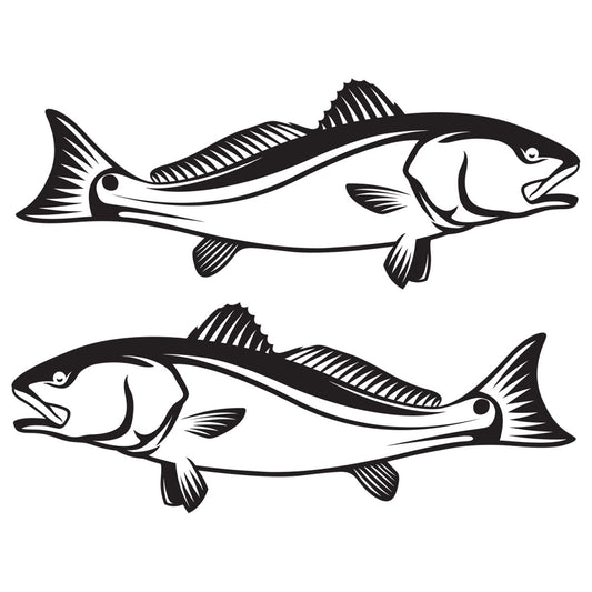 Large Fish Decals and Stickers. 16 inches to 70 inches –