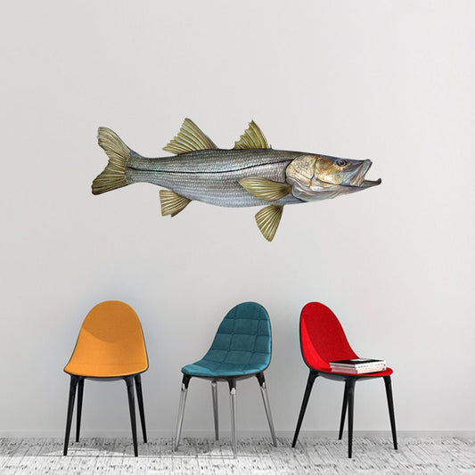 Snook Wall Decals | 40"-60" | Left/Right Facing - madfishlab.com