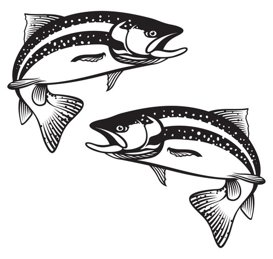 Trout Decals | 12"-60" | Left/Right Facing - madfishlab.com