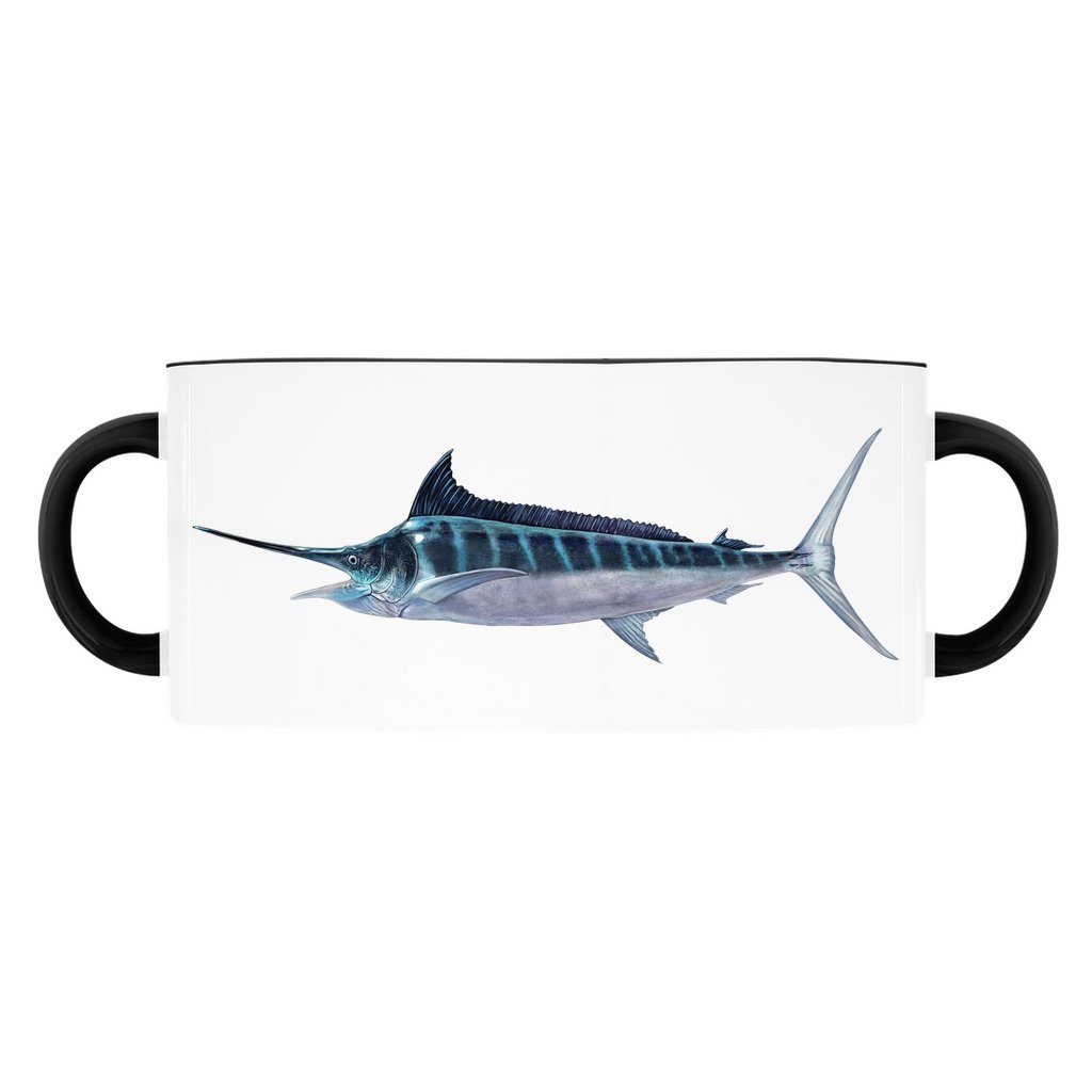 Striped Marlin Mug - 15oz - madfishlab.com