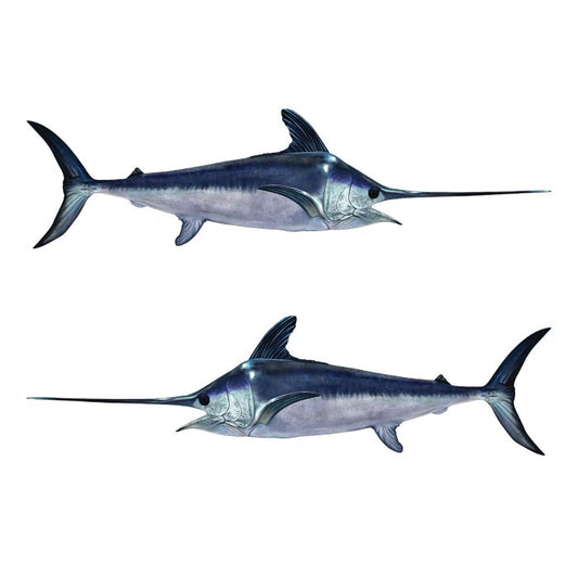 Swordfish Large Decals, Stickers | 16-60" | Left/Right Facing - madfishlab.com